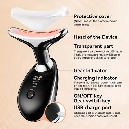 Orveluxe™ 7-in-1 LED Facial & Neck Sculptor