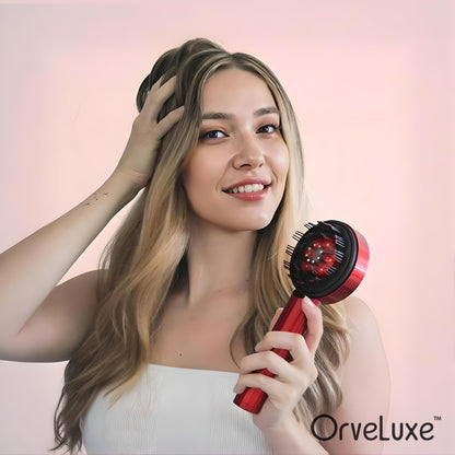 Orveluxe™ 3-in-1 Red Light Therapy Scalp Massager